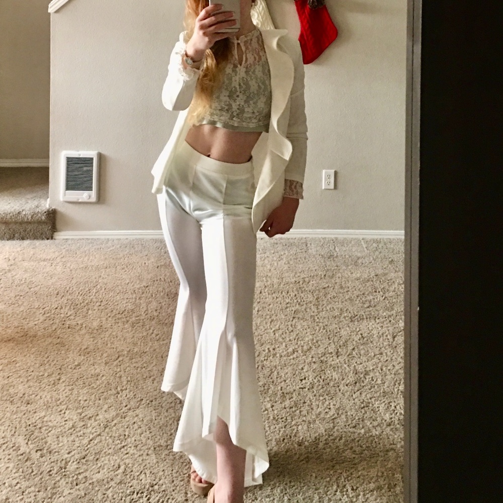 Minty White Fresh Suit